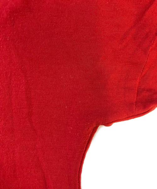 COMME des GARCONS（コムデギャルソン）COMME des GARCONS (コムデギャルソン) 80’s ウールニット レッド サイズ:表記なしの古着・服飾アイテム