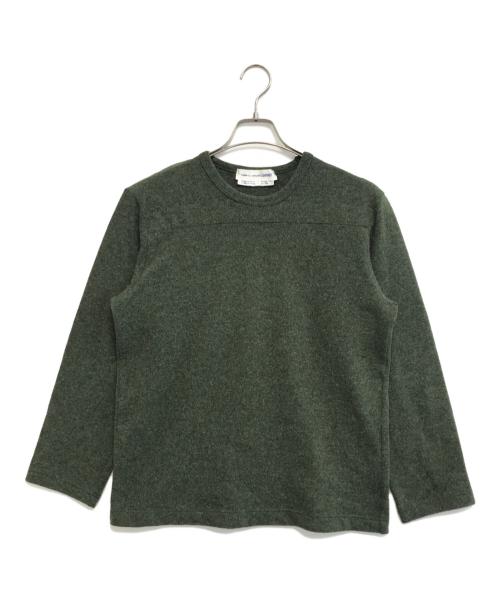 COMME des GARCONS SHIRT（コムデギャルソンシャツ）COMME des GARCONS SHIRT (コムデギャルソンシャツ) ニット グリーン サイズ:Sの古着・服飾アイテム