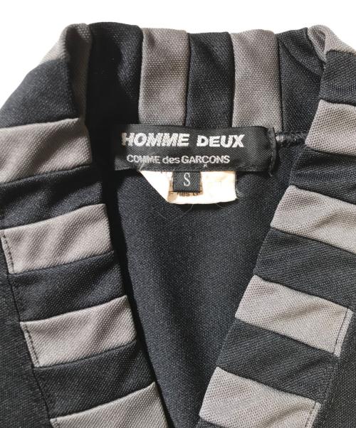 COMME des GARCONS HOMME DEUX（コムデギャルソン オム ドゥ）COMME des GARCONS HOMME DEUX (コムデギャルソン オム ドゥ) カーディガン ブラック サイズ:Sの古着・服飾アイテム