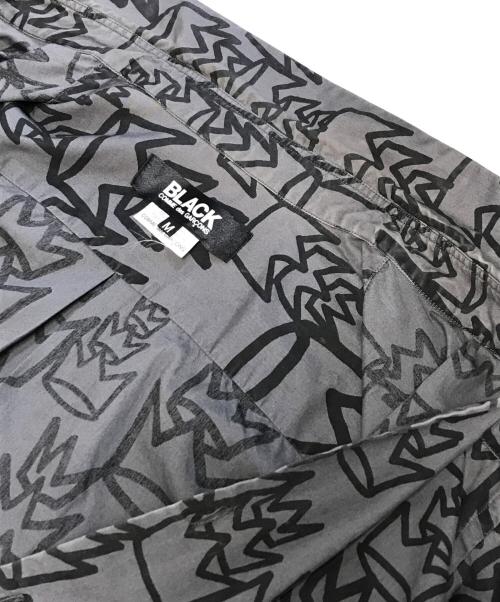 BLACK COMME des GARCONS（ブラックコムデギャルソン）BLACK COMME des GARCONS (ブラックコムデギャルソン) 総柄シャツ ブラック サイズ:Mの古着・服飾アイテム