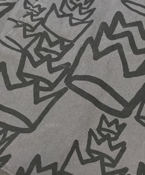 BLACK COMME des GARCONS（ブラックコムデギャルソン）BLACK COMME des GARCONS (ブラックコムデギャルソン) 総柄シャツ ブラック サイズ:Mの古着・服飾アイテム