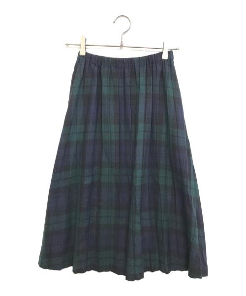 tricot COMME des GARCONS（トリココムデギャルソン）tricot COMME des GARCONS (トリココムデギャルソン) チェックスカート グリーン サイズ:表記なしの古着・服飾アイテム