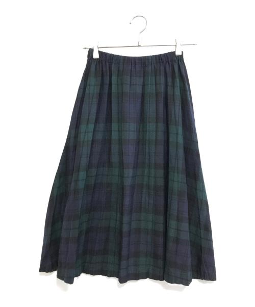 tricot COMME des GARCONS（トリココムデギャルソン）tricot COMME des GARCONS (トリココムデギャルソン) チェックスカート グリーン サイズ:表記なしの古着・服飾アイテム