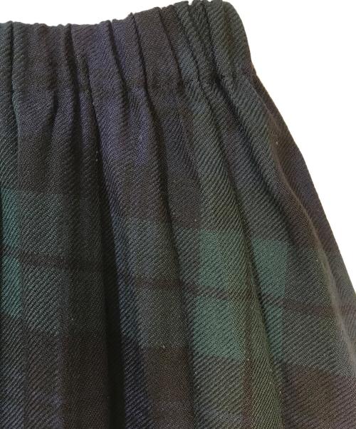 tricot COMME des GARCONS（トリココムデギャルソン）tricot COMME des GARCONS (トリココムデギャルソン) チェックスカート グリーン サイズ:表記なしの古着・服飾アイテム