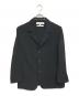 COMME des GARCONS SHIRT（コムデギャルソンシャツ）の古着「ウールギャバ テーラードジャケット」｜ブラック