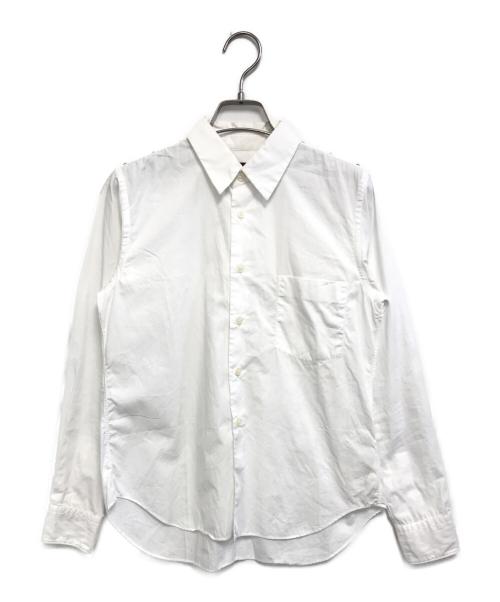 BLACK COMME des GARCONS（ブラックコムデギャルソン）BLACK COMME des GARCONS (ブラックコムデギャルソン) スタッズシャツ ホワイト サイズ:XSの古着・服飾アイテム