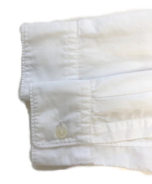 BLACK COMME des GARCONS（ブラックコムデギャルソン）BLACK COMME des GARCONS (ブラックコムデギャルソン) スタッズシャツ ホワイト サイズ:XSの古着・服飾アイテム