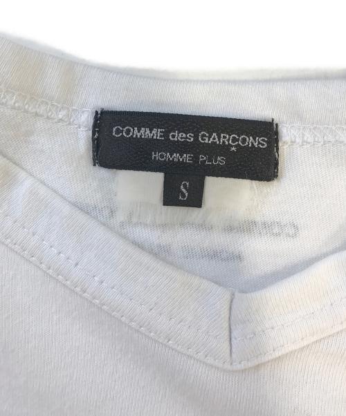 COMME des GARCONS HOMME PLUS（コムデギャルソンオムプリュス）COMME des GARCONS HOMME PLUS (コムデギャルソンオムプリュス) ロングスリーブカットソー ホワイト サイズ:Sの古着・服飾アイテム