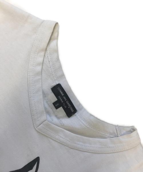 COMME des GARCONS HOMME PLUS（コムデギャルソンオムプリュス）COMME des GARCONS HOMME PLUS (コムデギャルソンオムプリュス) ロングスリーブカットソー ホワイト サイズ:Sの古着・服飾アイテム