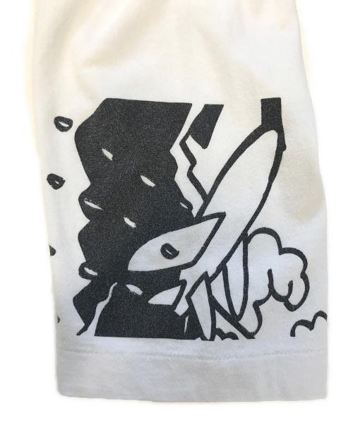 COMME des GARCONS HOMME PLUS（コムデギャルソンオムプリュス）COMME des GARCONS HOMME PLUS (コムデギャルソンオムプリュス) ロングスリーブカットソー ホワイト サイズ:Sの古着・服飾アイテム
