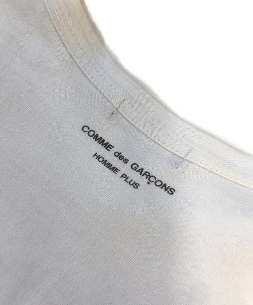 COMME des GARCONS HOMME PLUS（コムデギャルソンオムプリュス）COMME des GARCONS HOMME PLUS (コムデギャルソンオムプリュス) ロングスリーブカットソー ホワイト サイズ:Sの古着・服飾アイテム