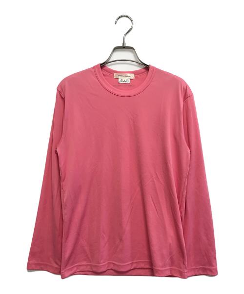 COMME des GARCONS（コムデギャルソン）COMME des GARCONS (コムデギャルソン) ロングスリーブカットソー ピンク サイズ:Sの古着・服飾アイテム