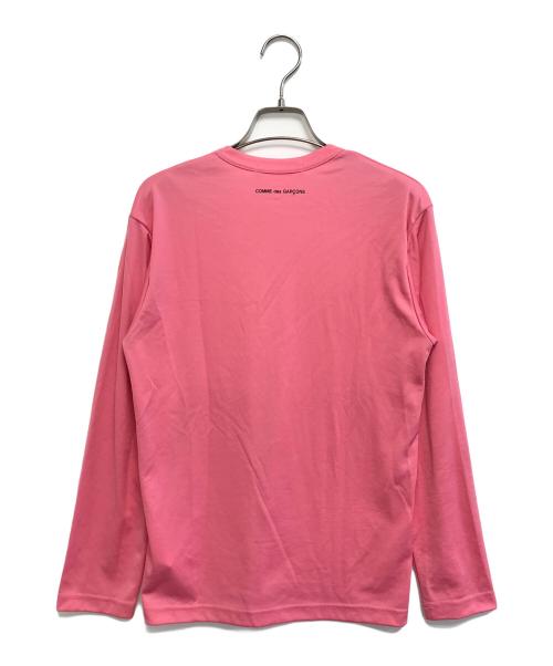 COMME des GARCONS（コムデギャルソン）COMME des GARCONS (コムデギャルソン) ロングスリーブカットソー ピンク サイズ:Sの古着・服飾アイテム