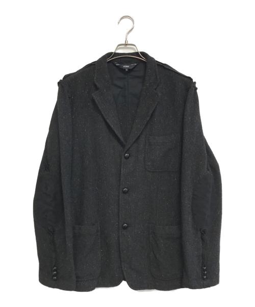 COMME des GARCONS HOMME（コムデギャルソン オム）COMME des GARCONS HOMME (コムデギャルソン オム) インサイドアウト テーラードジャケット ブラック サイズ:Sの古着・服飾アイテム