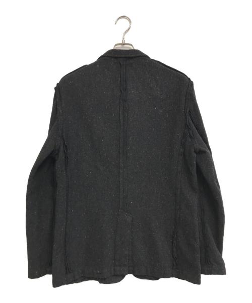 COMME des GARCONS HOMME（コムデギャルソン オム）COMME des GARCONS HOMME (コムデギャルソン オム) インサイドアウト テーラードジャケット ブラック サイズ:Sの古着・服飾アイテム