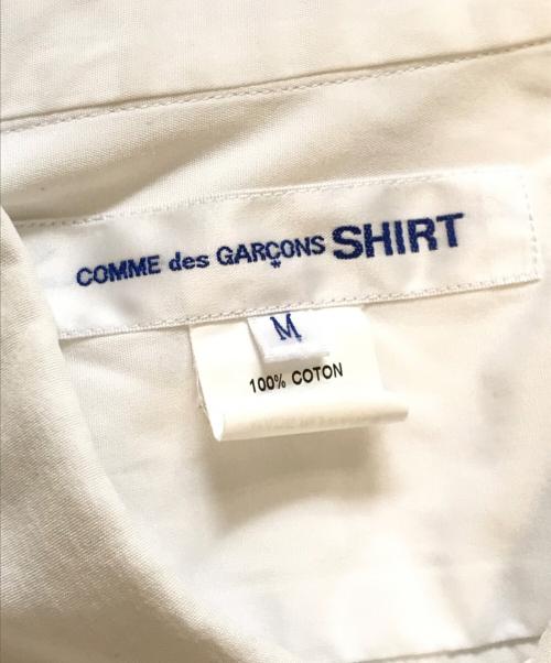 COMME des GARCONS SHIRT（コムデギャルソンシャツ）COMME des GARCONS SHIRT (コムデギャルソンシャツ) 袖ジップシャツ ホワイト サイズ:Mの古着・服飾アイテム
