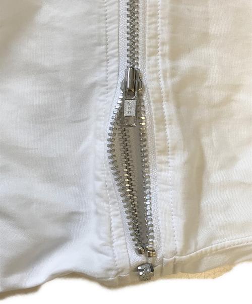 COMME des GARCONS SHIRT（コムデギャルソンシャツ）COMME des GARCONS SHIRT (コムデギャルソンシャツ) 袖ジップシャツ ホワイト サイズ:Mの古着・服飾アイテム