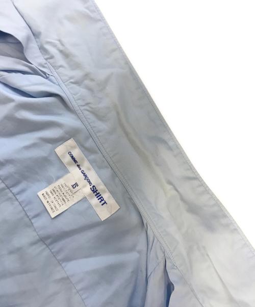 COMME des GARCONS SHIRT（コムデギャルソンシャツ）COMME des GARCONS SHIRT (コムデギャルソンシャツ) オープンカラーシャツ ブルー サイズ:XSの古着・服飾アイテム