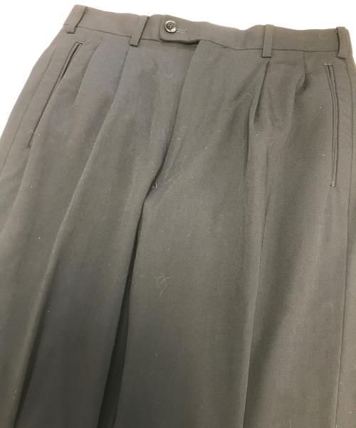 Jean Paul Gaultier homme（ジャンポールゴルチェオム）Jean Paul Gaultier homme (ジャンポールゴルチェオム) タックパンツ ネイビー サイズ:73の古着・服飾アイテム