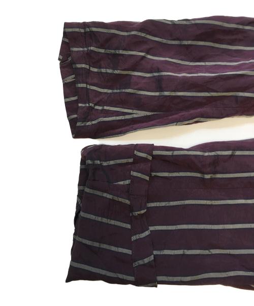 DRIES VAN NOTEN（ドリスヴァンノッテン）DRIES VAN NOTEN (ドリスヴァンノッテン) ストライプテーラードジャケット パープル サイズ:46の古着・服飾アイテム