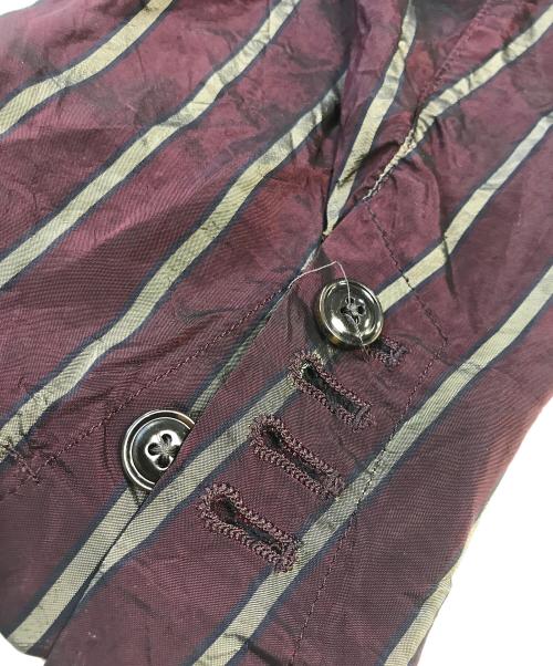 DRIES VAN NOTEN（ドリスヴァンノッテン）DRIES VAN NOTEN (ドリスヴァンノッテン) ストライプテーラードジャケット パープル サイズ:46の古着・服飾アイテム
