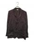 DRIES VAN NOTEN（ドリスヴァンノッテン）の古着「ストライプテーラードジャケット」｜パープル