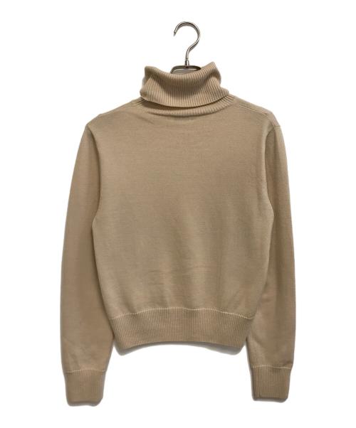 DRIES VAN NOTEN（ドリスヴァンノッテン）DRIES VAN NOTEN (ドリスヴァンノッテン) タートルネックニット ベージュ サイズ:Sの古着・服飾アイテム