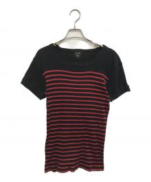 Jean Paul Gaultier homme（ジャンポールゴルチェオム）の古着「ボーダーTシャツ」｜ブラック
