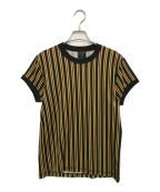 Jean Paul Gaultier hommeジャンポールゴルチェオム）の古着「ストライプTシャツ」｜イエロー