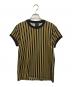 Jean Paul GAULTIER HOMME（ジャンポールゴルチェオム）の古着「ストライプTシャツ」｜イエロー