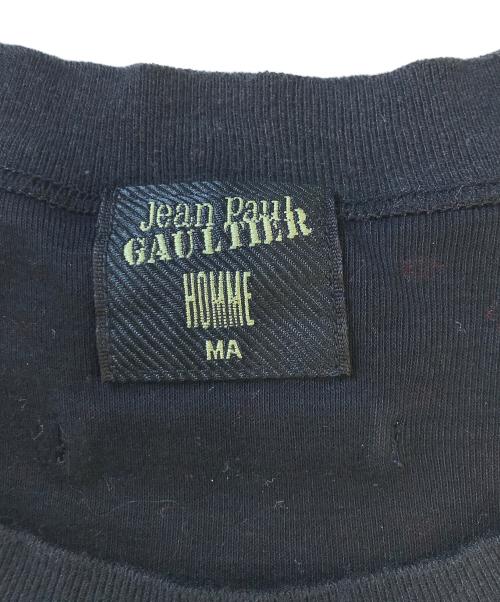 Jean Paul Gaultier homme（ジャンポールゴルチェオム）Jean Paul Gaultier homme (ジャンポールゴルチェオム) ドットTシャツ ブラック サイズ:Ⅿの古着・服飾アイテム