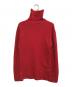 Jean Paul GAULTIER MAILLE (ジャンポールゴルチエ マイユ) ポケ付 タートルネックニット レッド サイズ:SIZE1：18000円