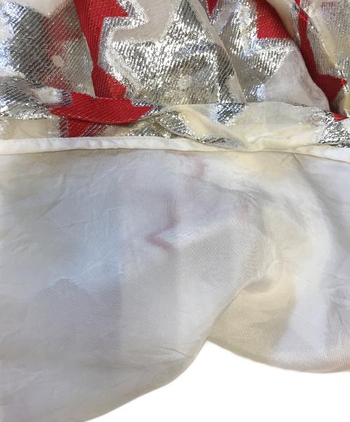 MIU MIU（ミュウミュウ）MIU MIU (ミュウミュウ) スター柄 ミニスカート ベージュ サイズ:42の古着・服飾アイテム