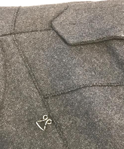 MIU MIU（ミュウミュウ）MIU MIU (ミュウミュウ) ウールコート グレー サイズ:38の古着・服飾アイテム