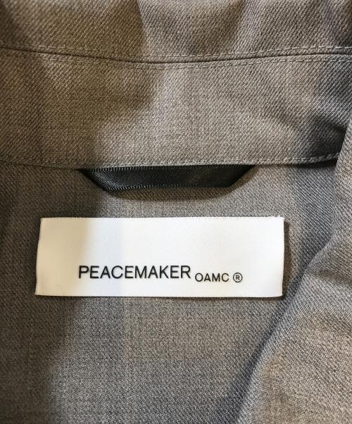 OAMC PeaceMaker（オーエーエムシーピースメーカー）OAMC PeaceMaker (オーエーエムシーピースメーカー) TECH SHIRT グレー サイズ:Ⅼ 未使用品の古着・服飾アイテム