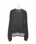 COMME des GARCONS COMME des GARCONS (コムデギャルソン コムデギャルソン) チェッカーフラッグレーヨンニット ブラック サイズ:L：23000円