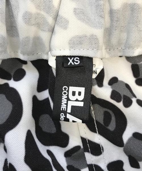 BLACK COMME des GARCONS（ブラックコムデギャルソン）BLACK COMME des GARCONS (ブラックコムデギャルソン) レオパード サルエル パンツ ホワイト サイズ:XSの古着・服飾アイテム