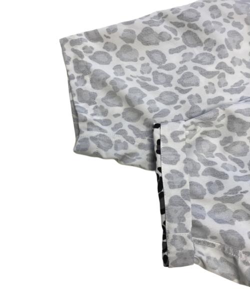 BLACK COMME des GARCONS（ブラックコムデギャルソン）BLACK COMME des GARCONS (ブラックコムデギャルソン) レオパード サルエル パンツ ホワイト サイズ:XSの古着・服飾アイテム