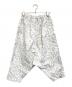 BLACK COMME des GARCONS (ブラックコムデギャルソン) レオパード サルエル パンツ ホワイト サイズ:XS：23000円