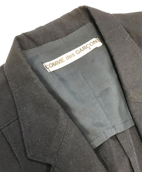 COMME des GARCONS（コムデギャルソン）COMME des GARCONS (コムデギャルソン) プリーツ2Bジャケット ネイビー サイズ:表記なしの古着・服飾アイテム