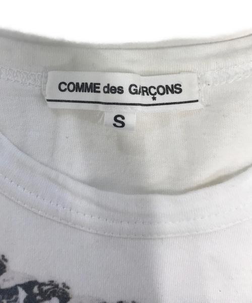 COMME des GARCONS（コムデギャルソン）COMME des GARCONS (コムデギャルソン) CHROME HEARTS (クロムハーツ) プリントTシャツ ホワイト サイズ:Sの古着・服飾アイテム