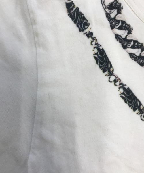 COMME des GARCONS（コムデギャルソン）COMME des GARCONS (コムデギャルソン) CHROME HEARTS (クロムハーツ) プリントTシャツ ホワイト サイズ:Sの古着・服飾アイテム