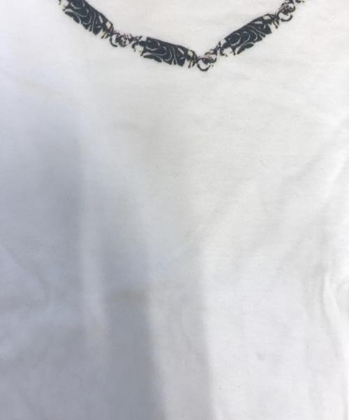 COMME des GARCONS（コムデギャルソン）COMME des GARCONS (コムデギャルソン) CHROME HEARTS (クロムハーツ) プリントTシャツ ホワイト サイズ:Sの古着・服飾アイテム
