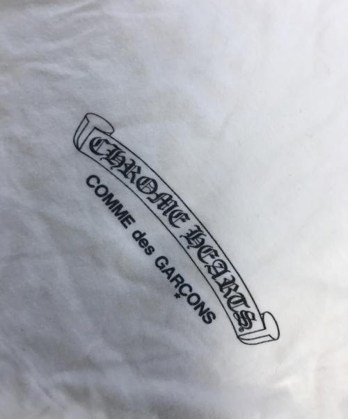 COMME des GARCONS（コムデギャルソン）COMME des GARCONS (コムデギャルソン) CHROME HEARTS (クロムハーツ) プリントTシャツ ホワイト サイズ:Sの古着・服飾アイテム