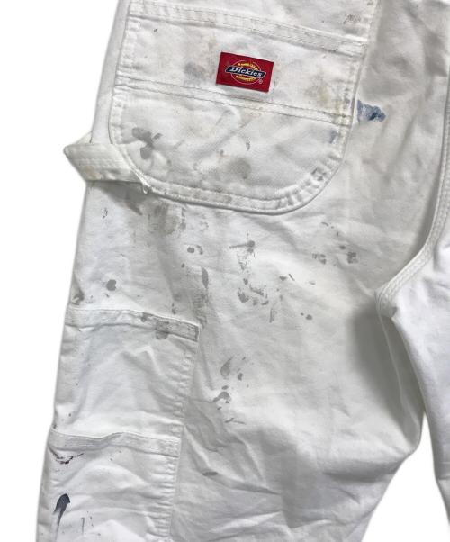 Dickies（ディッキーズ）Dickies (ディッキーズ) ダブルニーペインターパンツ ホワイト サイズ:表記なしの古着・服飾アイテム