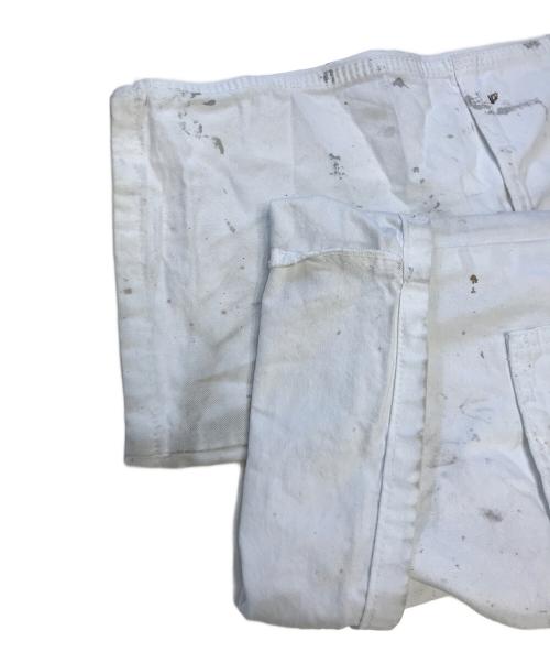 Dickies（ディッキーズ）Dickies (ディッキーズ) ダブルニーペインターパンツ ホワイト サイズ:表記なしの古着・服飾アイテム