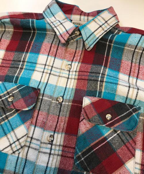 FIVE BROTHER（ファイブブラザー）FIVE BROTHER (ファイブブラザー) ヘビーチェックネルシャツ マルチカラー サイズ:XLの古着・服飾アイテム