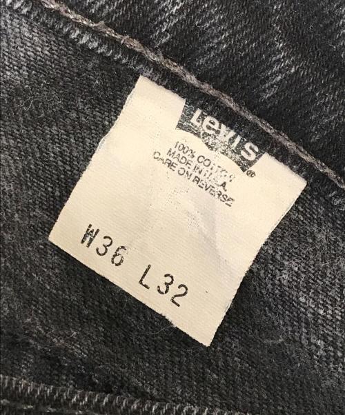 LEVI'S（リーバイス）LEVI'S (リーバイス) 517後染ブラックデニムパンツ ブラック サイズ:W36 L32の古着・服飾アイテム