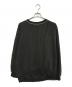 SHINYA KOZUKA（シンヤコズカ）の古着「ホールデザイン スウェット」｜ブラック