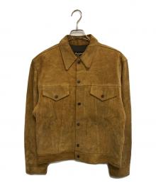 Old Frisco（オールドフリスコ）の古着「スエードトラッカージャケット」｜ブラウン